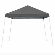Z-Shade 10 x 10 Foot Angled Leg Instant Shade Canopy Tent Shelter, Grey