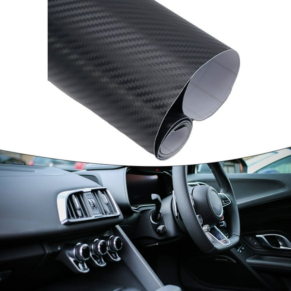 3D Carbon Fiber Vinyl Wrap Film Glossy Black Matte Black Self Adhesive Vinyl Car Wrap Foil Sticker Console Computer Laptop Skin Mingyiq