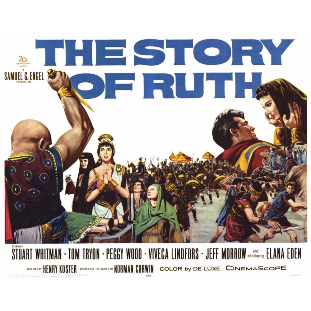 The Story of Ruth movie POSTER (Style A) (11" x 14") (1960) Walmart