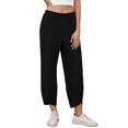 thumbnail image 2 of Asklazy Womens Loose Wide Leg Pants Casual Elastic Waisted Casual Pants with Pockets, 2 of 13