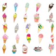 thumbnail image 3 of 50 hojas de pegatinas de grafiti de dibujos animados de helado personalizadas, pegatinas decorativas para cuadernos, maletas y scooters, pegatinas de bricolaje, 3 of 5