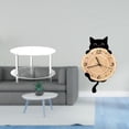 thumbnail image 2 of Juego De Mesa Auxiliar Y Reloj De Pared De Acrílico Para Oficina En Casa O Dormitorio. Ligero, Fácil De Armar, Compacto, Ideal Como Mesita De Noche O Adorno Decorativo., 2 of 8