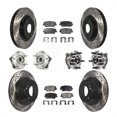 thumbnail image 1 of Transit Auto - Front Rear Hub Bearings Assembly Coated Disc Brake Rotors And Semi-Metallic Pads Kit (10Pc) For 2015-2016 Hyundai Santa Fe Sport AWD with 2.4L 2.0L KBB-115763, 1 of 2