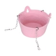 thumbnail image 1 of Cesta de cama de rata colgante de hamaca de rata Pequeña RESTA CASA de LA CASA PEQUEÑa PETA Casa colgante de chinchilla para hámster de planeador de Rosa, 1 of 8