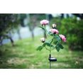 thumbnail image 2 of Éclairage solaire en forme de fleurs pour décoration de jardin -- rose, 2 of 5