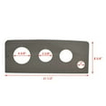 thumbnail image 4 of Sea Ray Boat Blank Gauge Panel 2252746 | SPX 230 Acrylic Silver, 4 of 4