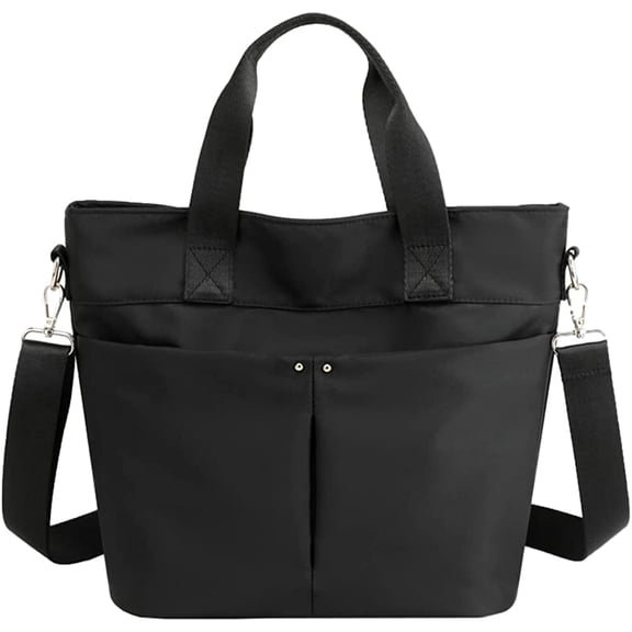 CoCopeaunts Tote Satchel Handbag Nylon Shoulder Bag, Women's Crossbody Bag Large Capacity Durable Shopping Commute Hobo Bag Fest Gift