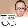 thumbnail image 4 of Gafas de Maquillaje con Aumento, Lentes de Maquillaje Individuales, Gafas Giratorias, Herramienta Básica de Maquillaje para Mujer - Plástico Negro 13,7 X 5,6 Cm - 1 Pieza - Cómodas de Usar - Aparienc, 4 of 7