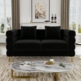 thumbnail image 2 of Rophefx Mid-Century Upholstered Sofa Couch for Living Room, Bedroom, Office, Apartment, 2 of 7