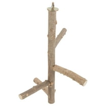 Baluue Bird Cage Perch Stick Natural Wood Perches 1Pcs