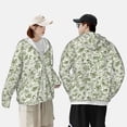 thumbnail image 4 of Vsdgher Green Rabbit Print Adult Hoodie Shirts Rash Guard for Men Women,Long Sleeve Sun Protection Fishing Shirts for Athletic Running Swim-Large, 4 of 7