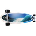 thumbnail image 2 of Krown Wave Crest Pintail Longboard, Blue, 9" x 43", 2 of 4