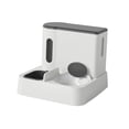 thumbnail image 3 of Automatic Pet Feeder Travels Self Dispensing Easily Clean Food and Water Bowl gray, 3 of 8