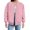 Pink, variant on Women's Oversized Baseball Lapel Pullover Hoodie with Zipper Pockets Casual Loose Fit Sweatshirt XL Size Light Ashy