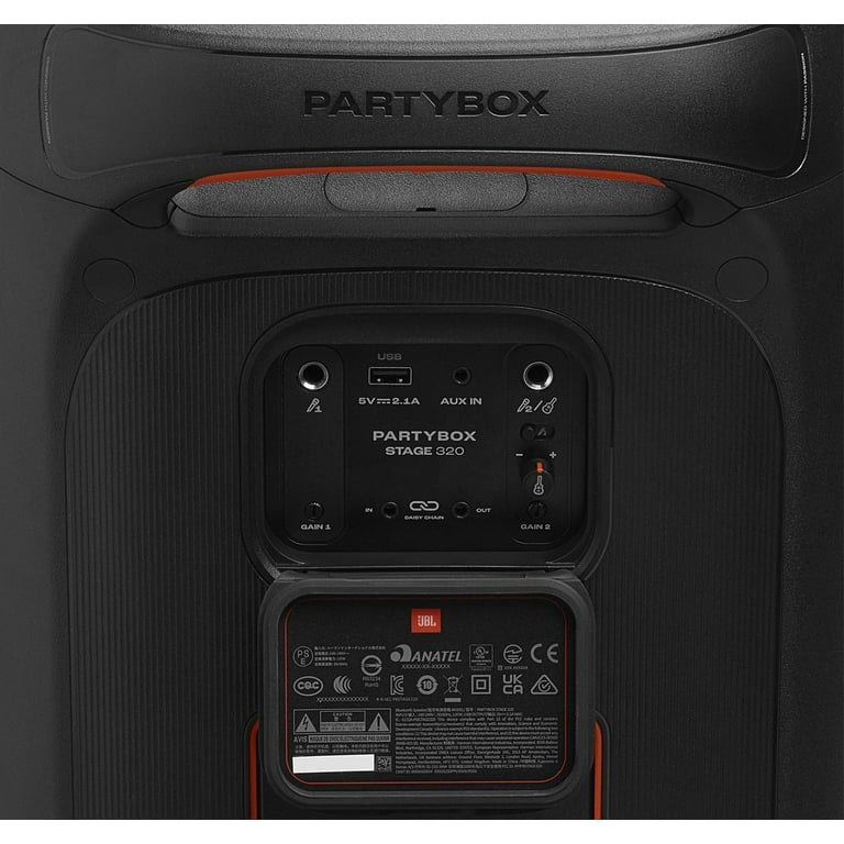 JBL PartyBox Stage 320 Portable Bluetooth Speaker + divvi! Bag