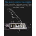 thumbnail image 4 of Lámpara LED ultrapequeña para acuarios pequeños, mini luces de clip para acuario con 24 LED blancos para acuarios grandes de 30-40 cm, 10 W (negro) Rojo Verde, 4 of 5