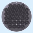 thumbnail image 1 of Kmxyo Bath Mat Suction Cup Anti-slip Rub Back Round Brush Exfoliating Shower Massage Scraper Foot Mat, 1 of 6