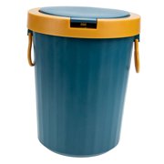 TEHAUX Plastic Garbage Container Set - Space Saving Kitchen Trash Bin Organizer