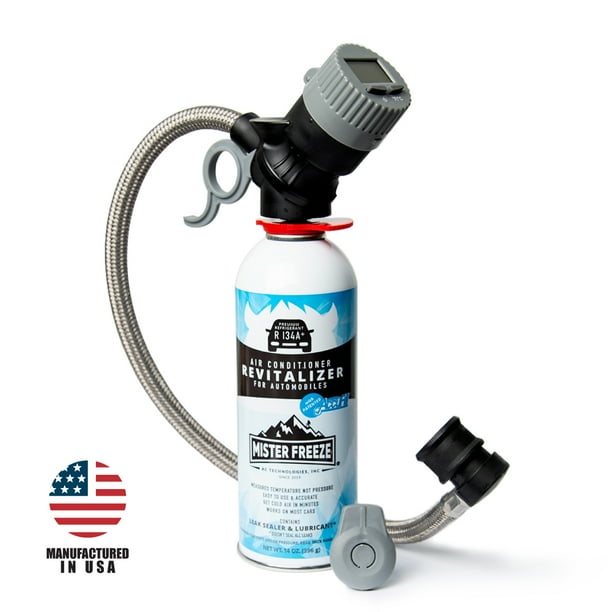 Mr. Freeze DIGITAL Car AC Recharge Kit R134a Refrigerant with Leak