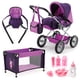 thumbnail image 1 of Cochecito de Juguete Bayer Combi Grande Morado con Capazo y Accesorios, 1 of 6