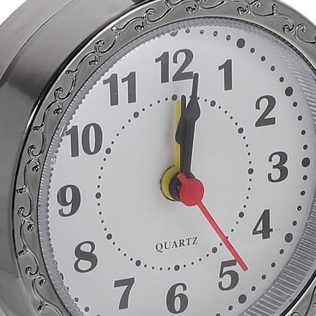 GETAJGHSD Stylish Alarm Clock Grey Plastic Timekeeping for Office 1Pcs