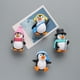 thumbnail image 1 of JM 4 Uds pegatinas magnéticas para nevera pingüino PVC lindo dibujos animados refrigerador decoración para refrigerador puerta de oficina JM JM, 1 of 5