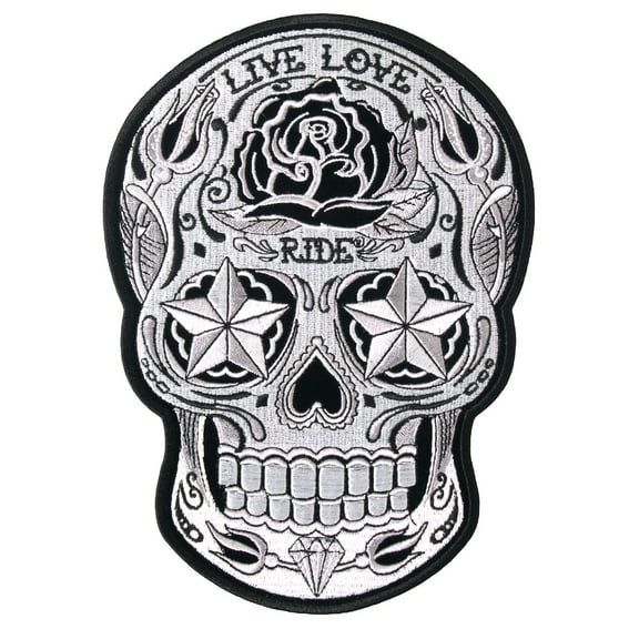 Hot Leathers PPA6193 Sugar Skull 4" x 5" Patch 4 Width x 5 Height Inches