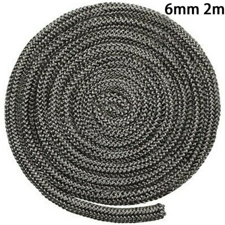 

Black Stove/Fire Rope Wood Burning Stove 6/8mm 2m Length Log Burner Door Seal