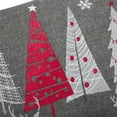 thumbnail image 6 of JWH Embroidered Tree Pillow Case for Christmas Decorative Deer Accent Pillow Covers 14x20 inch in Grey and Red, 6 of 9