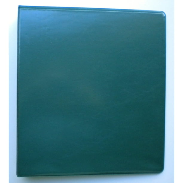 HUNTER GREEN 3RING 1.5" VIEW BINDER 8.5 X 11 PACK OF 6