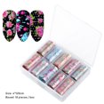 thumbnail image 1 of Ganfancp Productos para Uñas Transferencia Pegatina Estrella Cielo Papel Tibetano Colorido Pasta Manicura Ofertas Flash 1Pc Nail Art Pegatinas, 1 of 2