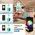 thumbnail image 6 of Wifi Led Light Bulbs,Aike Home 7W Color Changing Smart Home Devices with APP for Party,2PCS, 6 of 8