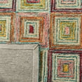 thumbnail image 6 of SAFAVIEH Aspen Priscilla Geometric Squares Wool Runner Rug, Pink/Gold, 2'3" x 7', 6 of 7