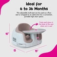 thumbnail image 3 of Bumbo Toddler Multi Seat 3-in-1 Booster High Chair and Tray, Breige/Sonoran Rose, 2 Pack, 3 of 6