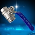 thumbnail image 2 of Reliable Female And Male Thread Ball Valve Connector, Stainless Steel, Reliable, 2 of 9