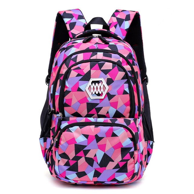 CoCopeaunt Girls School Bags for Teenagers Middle Student High School  Backpack Women Nylon Pink Multifunction Bookbag 