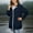 Navy, variant on Women's Solid Color Rain Jacket, Lightweight Fitted Sports Outdoor Zipper Coat , Waterproof Rain Coat, Packable Storm Jacket, Wet-Weather Layer Black S