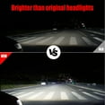 thumbnail image 7 of for 2001 2002 2003 2004 2005 2006 2007 2008 2009 2010 2011 Ford Ranger Headlight Assembly Clear Lens Chrome Housing with Amber Reflector Headlight Replacement Driver and Passenger Side, 7 of 7