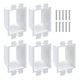 thumbnail image 1 of 5 piezas - 2 extensores de caja de toma de corriente eléctrica con 10 piezas de tornillos, extensor de caja de 1 banda, extensor de caja de una banda, 1 of 7