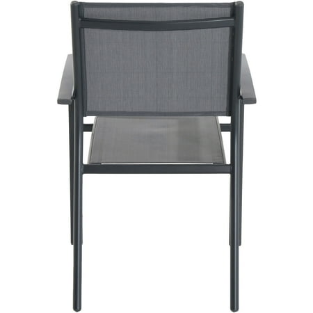 Hanover Naples 11 Pcs Aluminum Outdoor Dining Set, Gray