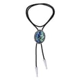 thumbnail image 4 of Vintage Bolo Tie, Camisa Trajes de cadena Accesorios de disfraces Cuero de vaquero occidental para fiesta Hombres Mujeres Sunnimix Corbata de bolo, 4 of 8