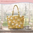 thumbnail image 7 of Qpednta Tropical Floral Tote Bag for Women Lightweight Large Capacity Shoulder Bag Nursing School Travel Tote Bags with Inner Pocket for Work Weekend Getaway, 7 of 7