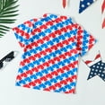 thumbnail image 6 of EnJoCho Child Summer Spring Tops Toddler Boys Girls Short Sleeve Independence Day 4th Of July Kids Tops T Shirt With Pockets, 6 of 6