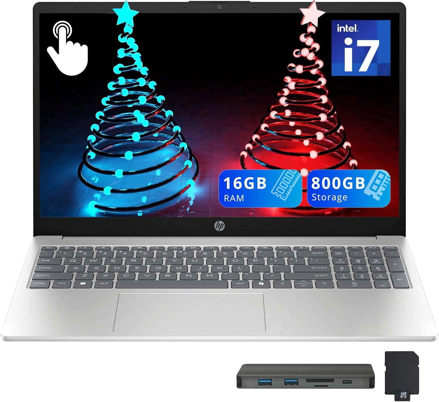 HP OmniBook 5 16 inch Next Gen AI PC, 2K Touchscreen, Snapdragon X