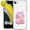 thumbnail image 1 of TalkingCase Slim Phone Case Compatible for Apple iPhone SE 2022/SE2020/iPhone 8/iPhone 7, Lo Fi Milk Print, Glass Screen Protector Included, USA, 1 of 8