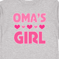 thumbnail image 4 of Inktastic Oma's Girl Heart Girls Long Sleeve Toddler T-Shirt, 4 of 5