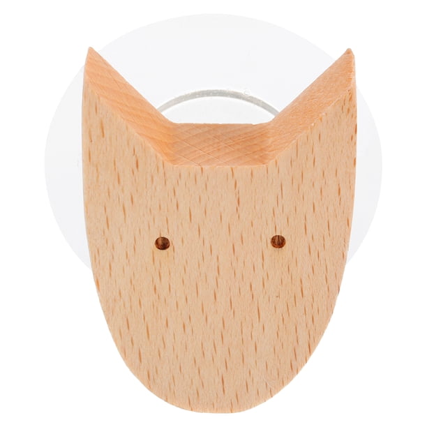 Encantador Gancho De Pared De Madera Con Forma De Cachorro, Colgador De Madera Gruesa Resistente Para Colgar Abrigos, Ropa, Sombreros, Bolsas, Ancla De Pared Y Tornillo Incluido Yuarrent HA014853-00