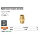 thumbnail image 1 of Niple de latón, tipo FF, cuerda 1/4 NPT Truper Niple de latón, tipo FF, cuerda 1/4 NPT, 1 of 1