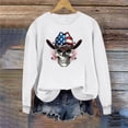 thumbnail image 2 of SELONE Long Sleeve Shirts for Women Fourth of July Print Letter Pullover Crewneck Tops Patriotic Graphic Clothes, 2 of 5