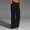Black, variant on Yuhangmm Women's Pants, Plus Size Pants Polyester Wide Leg Daily for Women Black L